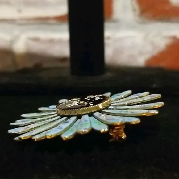 COPY - Flower Brooch / Pin Vintage - Picture 4 of 5